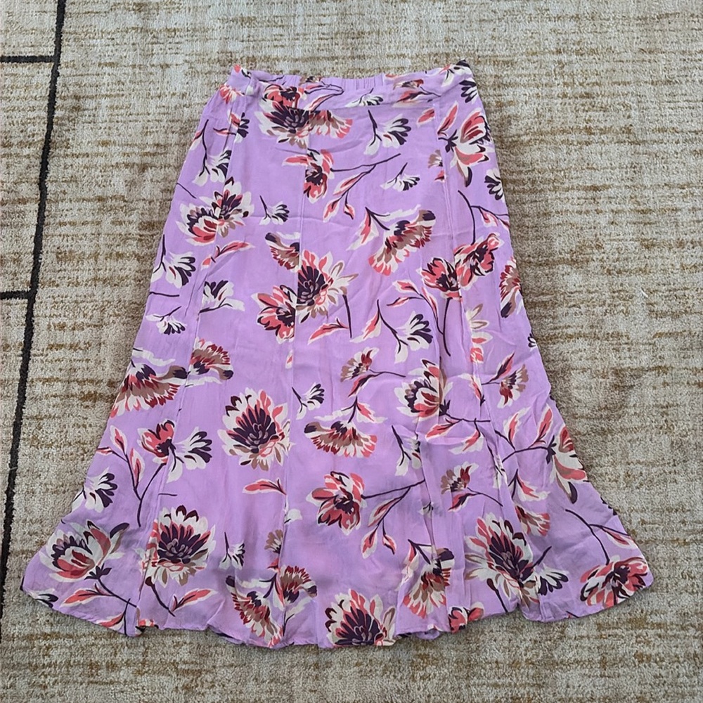 Sundance flower midi skirt